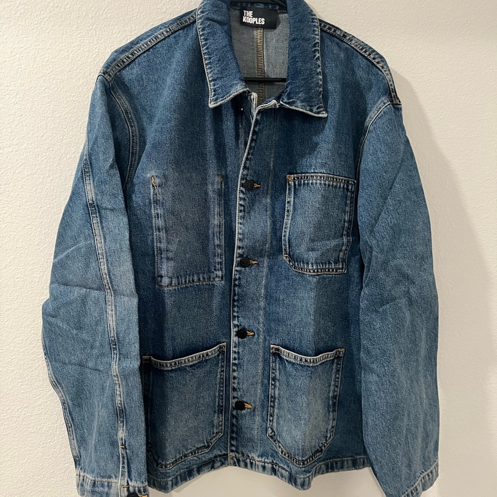 The Kooples Men’s Blue Denim Jacket Size M